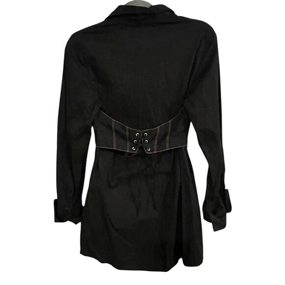 Urban Outfitters Coastal Cowgirl Shirt Dress with Corset Detail,  Small - Picture 4 of 7